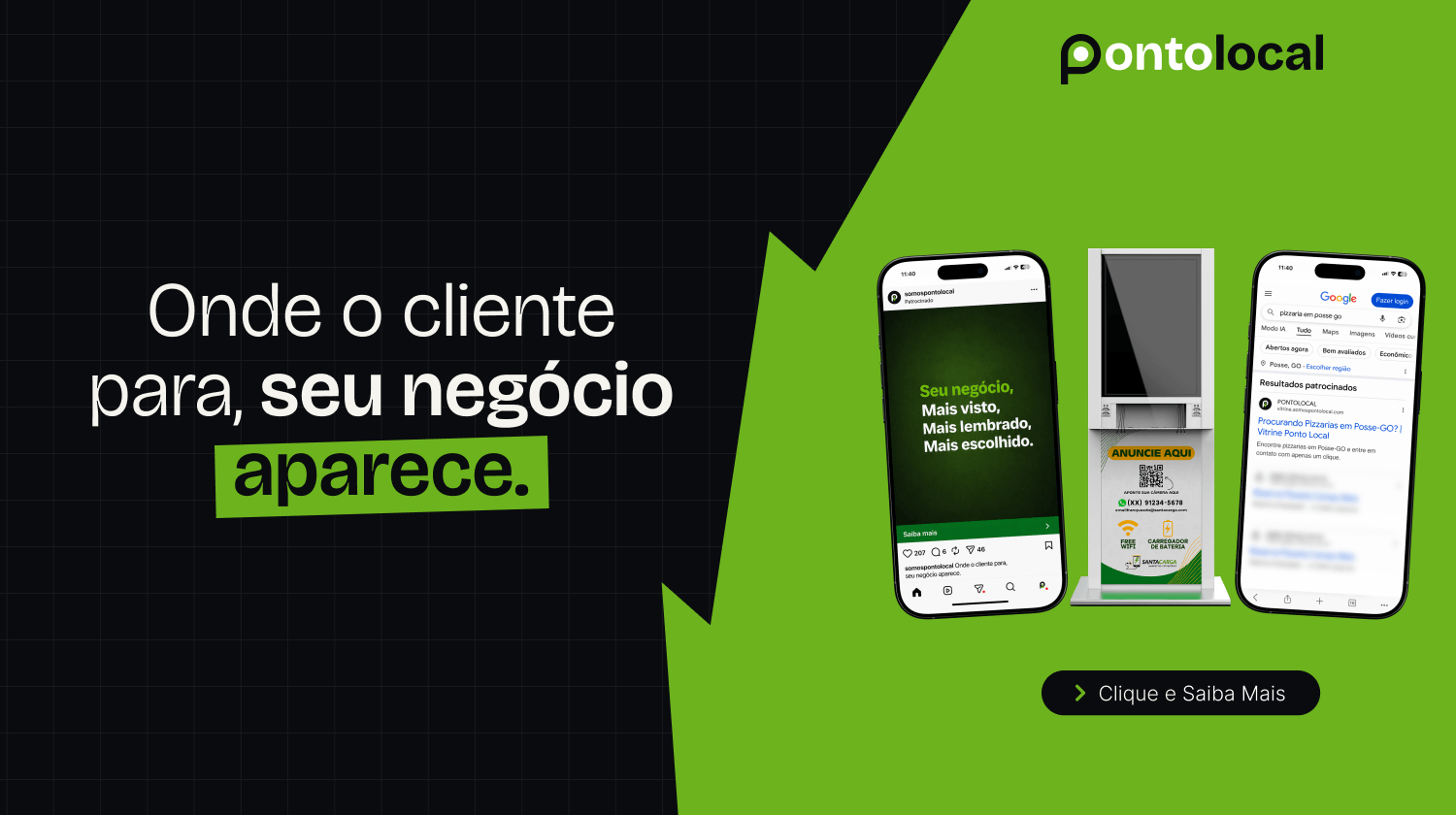 Marketing local para ajudar empresas locais a aumentar sua visibilidade, atrair clientes e vender mais.